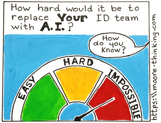 How hard would it be to replace your ID team, and how do you know?